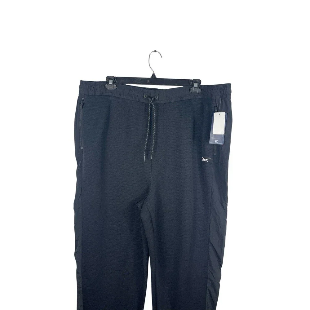 Reebok Men's Workout Ready Track Pants Drawstring Waist Pockets 2XLT NWT